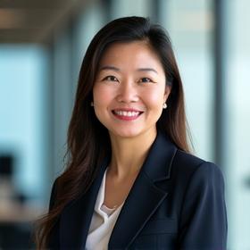 Photo of Dr. Sarah Chen, CEO of Veridian Life