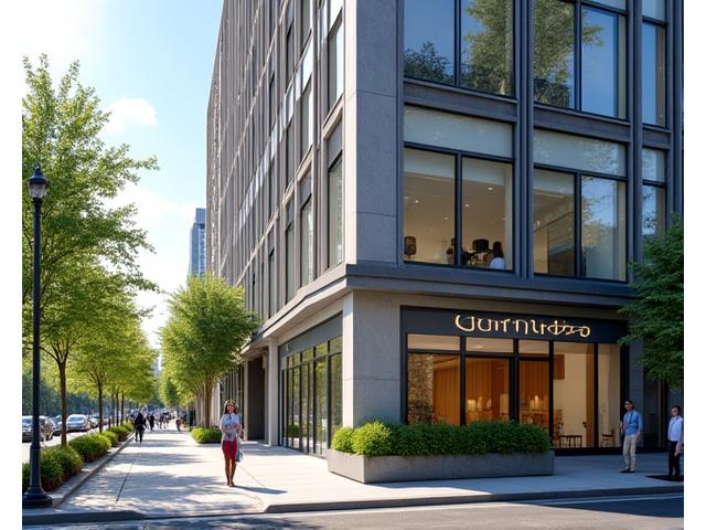 Modern and inviting exterior of the Veridian Life office in downtown Portland, with natural light and subtle branding.