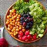 Nutrient-rich salad bowl, vibrant and fresh.