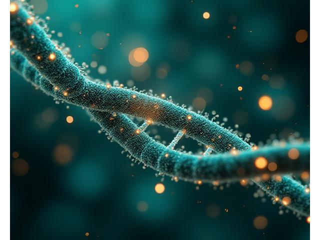 An infographic illustrating cellular aging mechanisms like telomeres and mitochondria